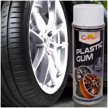 Spray Vopsea Cauciucata pentru Jante culoare Alba 400ml Champion Color 
