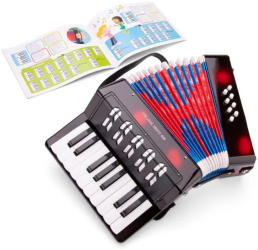 Acordeon mare - Negru 
