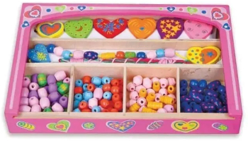 Caseta din lemn cu bijuterii Viga Toys 