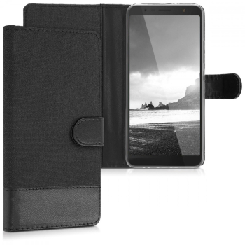 Husa pentru Alcatel 3C Textil Negru 44470.73 