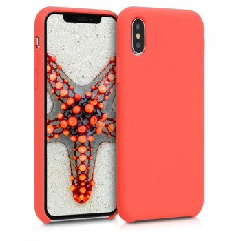 Husa pentru Apple iPhone X / iPhone XS Silicon Portocaliu 46313.69 
