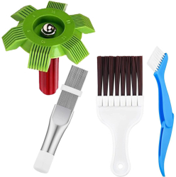 Kit perii dure pentru curatare vaporizatoare aer conditionat radiatoare auto schimbatoare caldura centrale termice in condesare si grile a