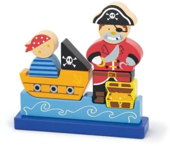 Puzzle 3D Magnetic Pirat Viga Toys