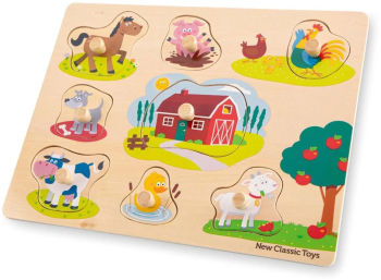 Puzzle lemn Ferma 9 piese NEW 