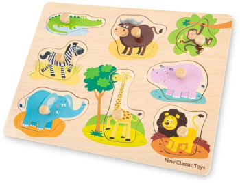 Puzzle lemn Safari 9 piese NEW 