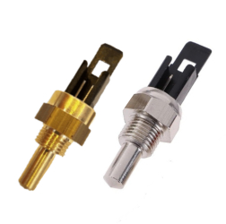 Set 2 senzori de temperatura de 10k&Omega cu filet de 1/8& NTC-uri pentru centrala termica argintiu/auriu 