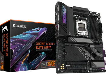 Placa de baza GIGABYTE X870E AORUS ELITE WIFI7 DDR5 Wi-Fi BT ATX Socket AM5 Negru 