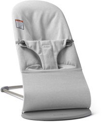 BabyBjorn - Balansoar Bliss Light Gray din tesatura melange cu aspect Clasic 