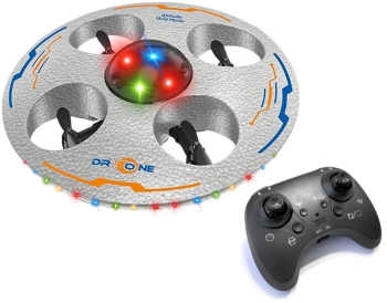 Mini Drona iUni S100 Lumini LED Acrobatii 360° Rezistenta la impact Giroscop Telecomanda 2.4GHz 
