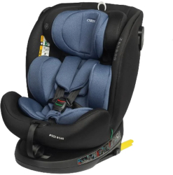 Scaun auto rotativ cu sistem isofix+Top Teather 40-150 cm 0-36 kg 0 luni+ Caretero Commo I-Size 030173BL Bleumarin