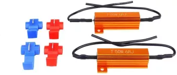 Set 2 anulatoare eroare de bec ars pentru becuri cu LED 6Ohm 50W 12V 