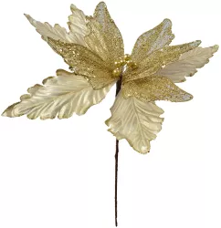 Set 6 Craciunite artificiale aurii 45x57 cm 