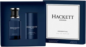Set Apa de Parfum 100 ml + Deodorant-stick 75 g Hackett London Essential