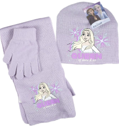 Set caciula-fular-manusi Frozen HW4011 Violet 54 cm 