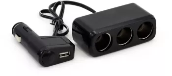 Splitter bricheta auto SOC2 3+1 USB 