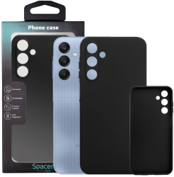 Husa de protectie Spacer pentru Samsung Galaxy S24 material flexibil TPU Negru 