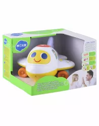 Avion jucarie interactiv cu sunete si lumini 