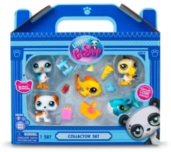 Figurina Collector Set Beach Besties Littlest Pet Shop Multicolor 
