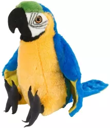 Papagal Macaw Galben - Jucarie Plus Wild Republic 30 cm 