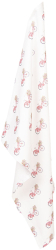 Prosop bucatarie bumbac alb rosu Biciclete 50x70 cm