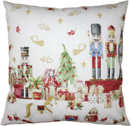 Set 2 fete perna Spargatorii de Nuci textil 45x45 cm 