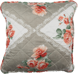 Set 2 fete perne textil multicolor Flowers 40x40 cm 
