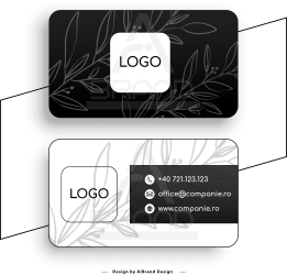 Design carti de vizita floral format vectorial editabil 