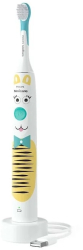 Periuta electrica sonica Philips Sonicare Kids HX3601/01 2 intensitati conectivitate la aplicatie 1 capat de periere aplicatie de consil 