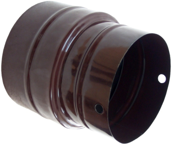 Reductie Burlan Radiator Recuperator Caldura Soba Semineu Emailat 130-120mm 