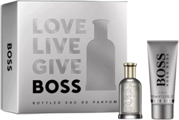 Set Apa de Parfum cu vaporizator 50 ml + Gel de dus 100 ml Hugo Boss BOSS Bottled
