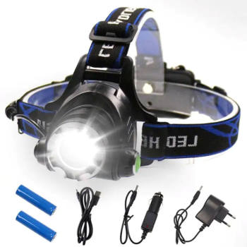 Lanterna LED frontala pentru alergare pescuit camping vanatoare cu baterie reincarcabila durata 6 ore 