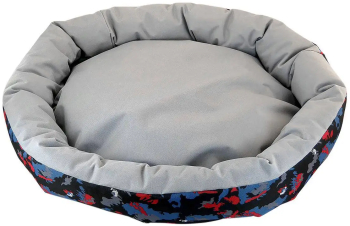 Culcus din material impermeabil pentru caine/pisica model Camuflaj 77 cm 