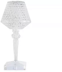 Lampa LED RGB 16 Click Light Cristal cu Dimmer Tactil 3 Nivele de Intensitate Incarcare USB 3W cu Telecomanda 