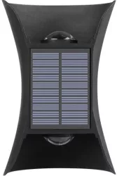 Lampa solara LED bidirectionala bicolora comutator culoare led IP65 rezistent la apa baterie 1.5 V 400mah 2 LED-uri 13.5 x 9 cm mat 