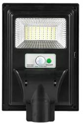 Lampa solara stradala cu telecomanda senzor de miscare si lumina suport prindere 48 LED-uri IP65 ABS 5AH 50W temperatura culoare 6 