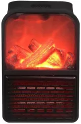 Mini Aeroterma Puternica Portabila Flippy Putere 500W Mini radiator electric cu Display LCD efect de semineu si flacara cu telecomanda 
