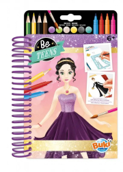 Set fashion designer pentru copii-Deseneaza rochii de seara 