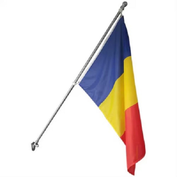 Steag Tricolor Romania Flippy Cu bat pentru fixare pe perete 90 x 150 cm 