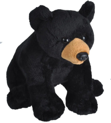 Urs Negru - Jucarie Plus Wild Republic cu Sunet 