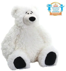 Urs polar Snuggleluvs - Jucarie Plus Wild Republic 38 cm 