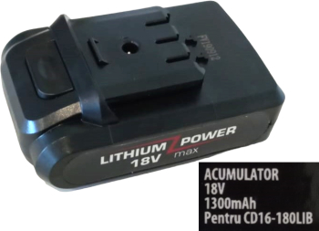 Acumulator pentru masina de gaurit 18 V Lithium BP-16180 