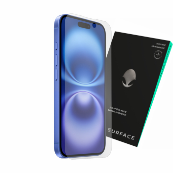 Folie Alien Surface Apple iPhone 16 Plus protectie ecran compatibil cu carcasa 
