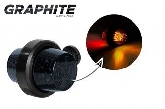 Lampa de gabarit cu brat scurt old school LD2622 GRAPHITE galben -rosu 