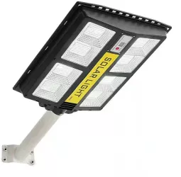 Lampa solara stradala cu telecomanda senzor de miscare si lumina suport prindere 720 LED-uri IP65 ABS 15AH 500W temperatura culoar 