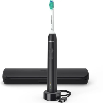 Periuta de dinti sonica electrica Philips Sonicare Seria 3100 HX367314 31000 miscariminut 1 mod de curatare Negru 