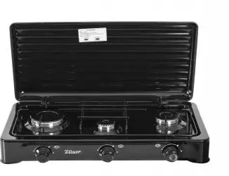 Aragaz 3 ochiuri ZILAN ZLN-0032 Alimentare GPL butelie Negru 