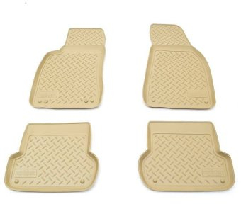 Covorase presuri cauciuc tip tavita Bej Audi A4 B6 2001-2006 / B7 2000-2007 