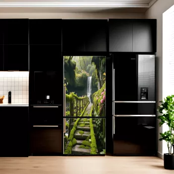 Folie imprimata color pentru decor Frigider dimensiune 200 x 90cm model AVX-FR25 