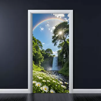 Folie imprimata color pentru decor Usa dimensiune 200 x 90cm model AVX-DR20 