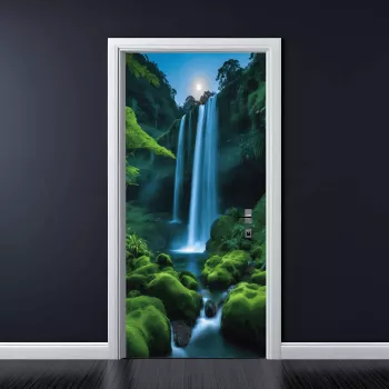 Folie imprimata color pentru decor Usa dimensiune 200 x 90cm model AVX-DR22 